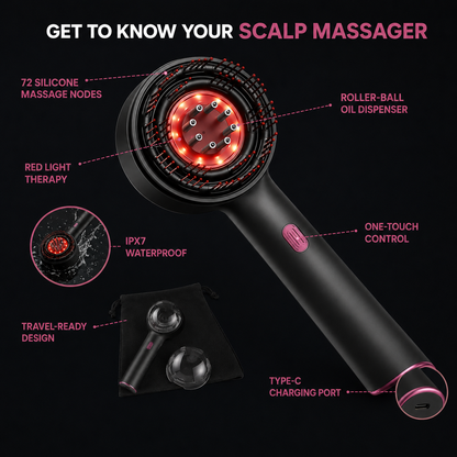 Electric Scalp Massager 3 In 1